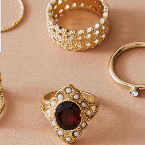 *Cheryl* 8 piece ring Set - Picture 2 of 4